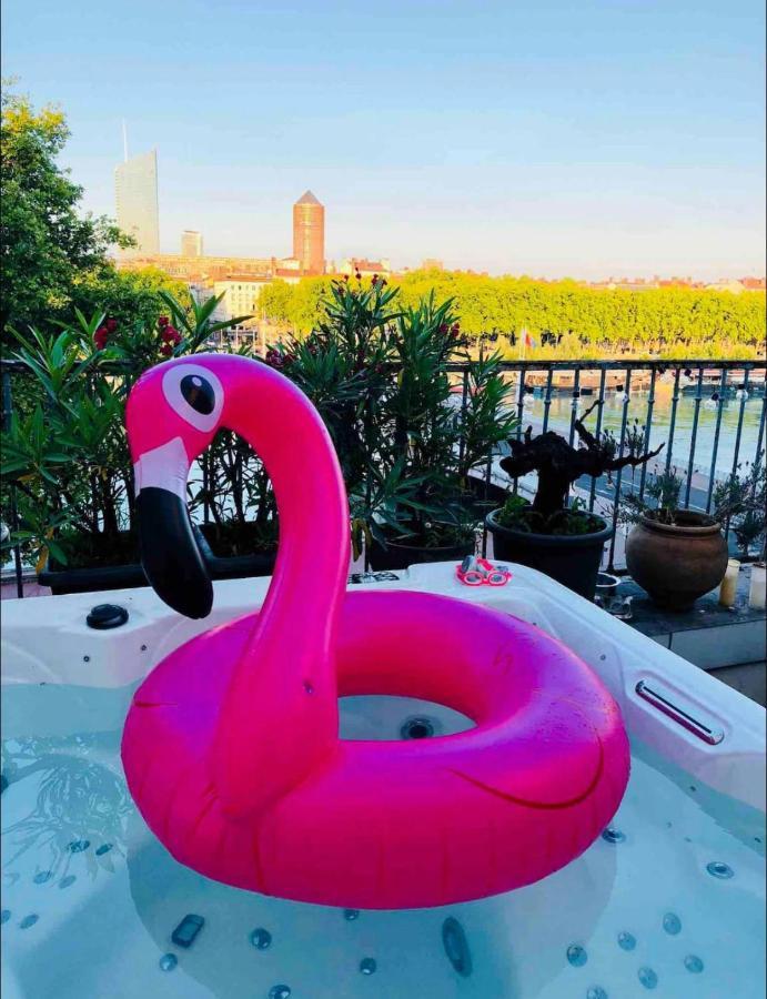 Coeur De Lyon Avec Terrasse Et Jacuzziアパートメント エクステリア 写真